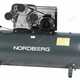 Компрессор поршневой с ременной передачей 380В, ресив. 500л, 950л/мин NORDBERG NCP500/950