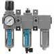 Фильтр воздушный с редуктором (5µm) + фильтр тонкой очистки (0,01µm) + осушитель 1/2