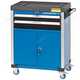 Тележка инструментальная, 2 выдвижных ящика, 2 полки с дверцами NORDBERG T4