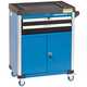 Тележка инструментальная, 2 выдвижных ящика, 2 полки с дверцами NORDBERG T4