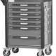Тележка инструментальная, 7 выдвижных ящиков, с системой защиты от опрокидывания, серая NORDBERG T7P(G)