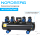 Компрессор безмасляный 380 В, ресивер 200 л, 1000 л/мин NORDBERG NCEO200/1000