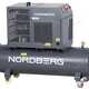 Компрессор винтовой, 4 кВт, 10 бар, 450 л/мин, ресивер 180 л, IP54 NORDBERG NCF5R