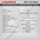 Диагностический мультимарочный сканер Launch CRP919 MAX